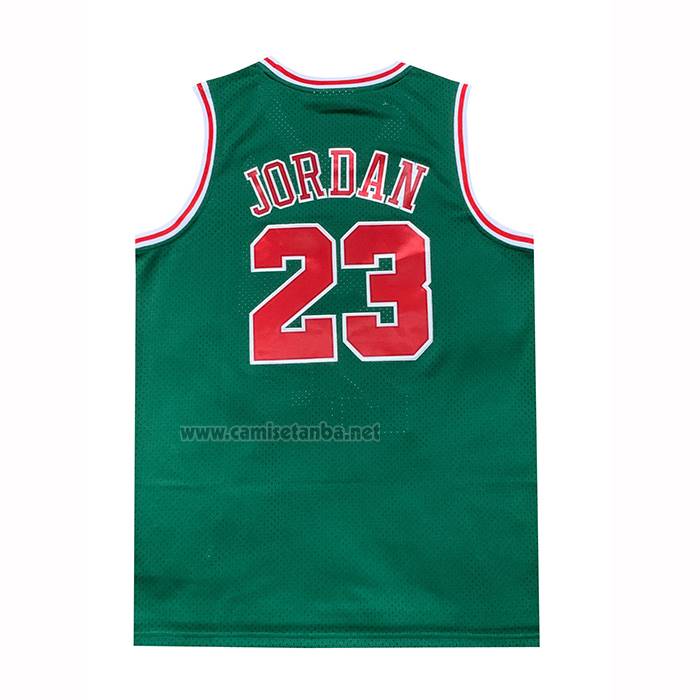 Camiseta Chicago Bulls Michael Jordan NO 23 Mitchell & Ness 1997-98 Verde